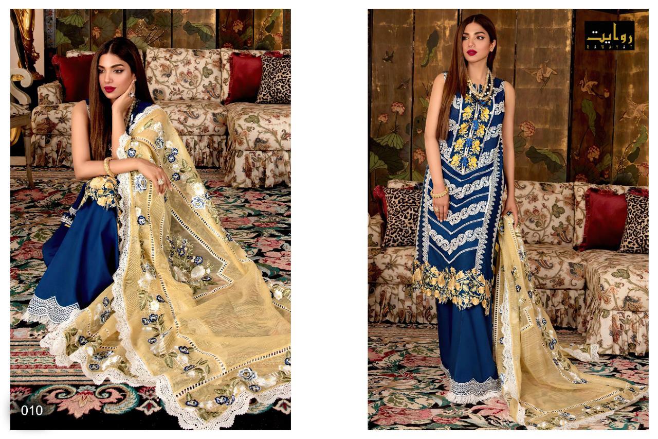 Rawayat Crimson Lawn Collection 2021  Latest Fancy Casual Wear Designer Pure Cotton Salwar Kameez Collection